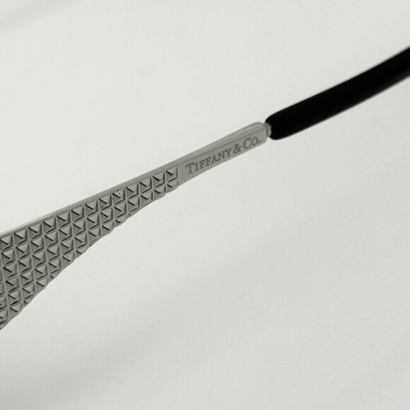 Tiffany & Co Sunglasses Silver Diamond Point Cats Eye Black Blue TF4158 8001/9S main image 10
